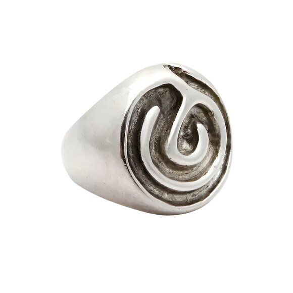 Vintage Sterling Silver Robert Lee Morris RLM Studio Swirl Maze Ring Size 6.25 - Picture 7 of 10